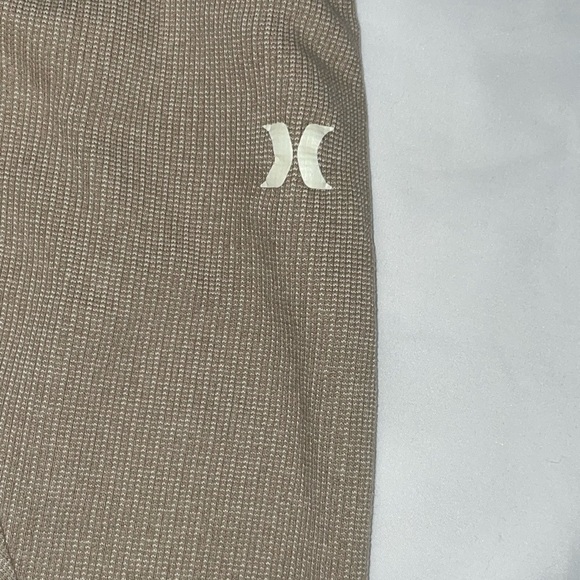Hurley Kids Tan Waffle Knit Sweatshirt & Joggers Set. - Picture 6 of 14